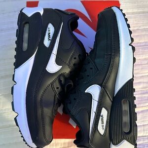 Nike Air Max Black and White Shoes